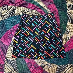 Vintage Coloful Mini Skirt Size 8